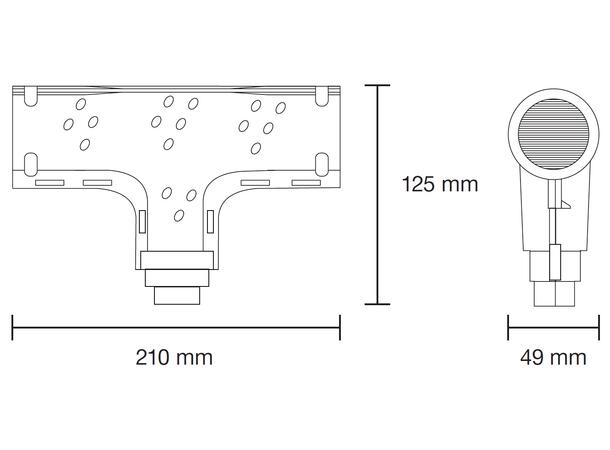 Shark 425/S gel-boks T-skjøt 0,6/1 KV Kabelskjøt gel-boks